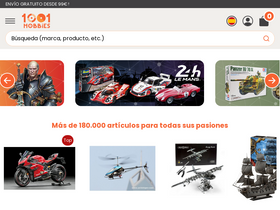 '1001hobbies.es' screenshot