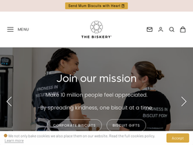 The Biskery homepage screenshot