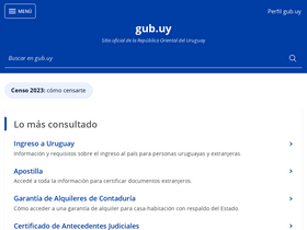 'gub.uy' screenshot