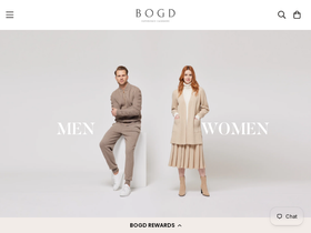 bogdcashmere.com homepage screenshot