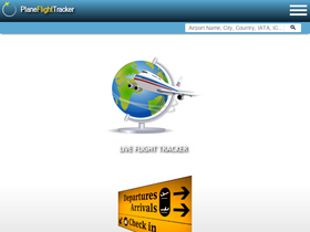 'planeflighttracker.com' screenshot