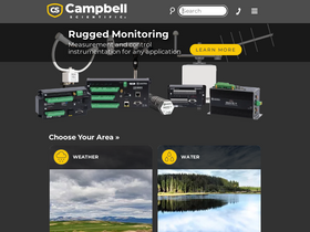 'campbellsci.com' screenshot