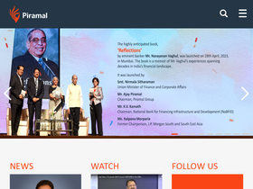 'piramal.com' screenshot