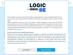 'logic-immo.be' screenshot