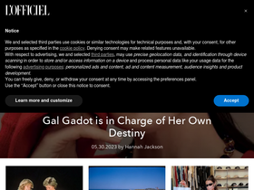 'lofficielusa.com' screenshot