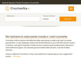 'cruciverba.it' screenshot
