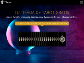 '7tarot.es' screenshot