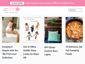 'howdoesshe.com' screenshot