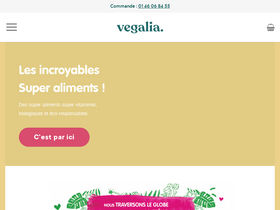 'vegalia.fr' screenshot