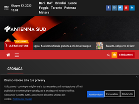 'antennasud.com' screenshot
