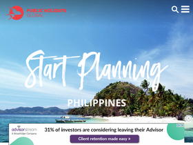 'publicholidays.ph' screenshot