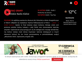 'radiokielce.pl' screenshot