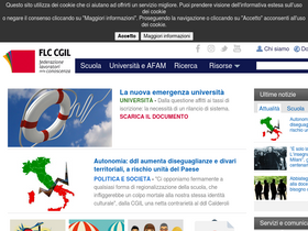 'flcgil.it' screenshot