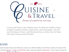'cuisineandtravel.com' screenshot