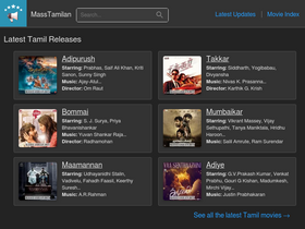 'masstamilan.dev' screenshot