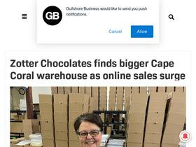 'gulfshorebusiness.com' screenshot