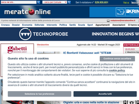 'merateonline.it' screenshot