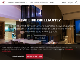'control4.com' screenshot