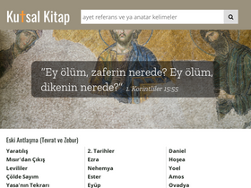 'kutsalkitap.info.tr' screenshot