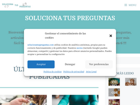 'solucionatuspreguntas.com' screenshot