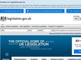 'legislation.gov.uk' screenshot