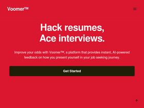 'tryvoomer.com' screenshot