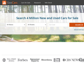 'iseecars.com' screenshot