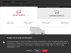 'auchandrive.lu' screenshot
