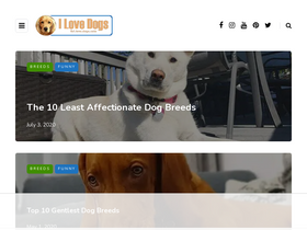 'ilovedogscute.com' screenshot