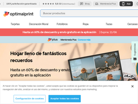 'optimalprint.es' screenshot