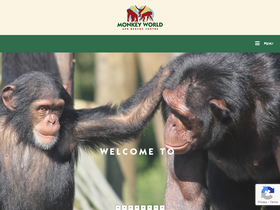 'monkeyworld.org' screenshot