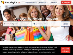 'handelsgids.be' screenshot