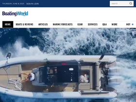 'boatingworld.com' screenshot