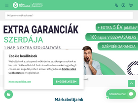 'onlinemarkaboltok.hu' screenshot