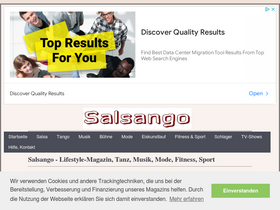 'salsa-und-tango.de' screenshot