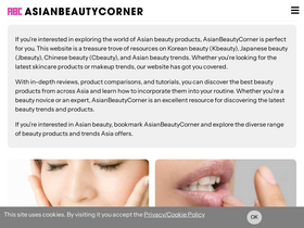 'asianbeautycorner.com' screenshot