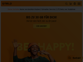 'otelo.de' screenshot