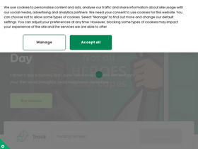 'anpost.ie' screenshot