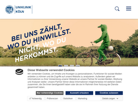 'uk-koeln.de' screenshot