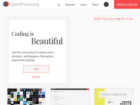 'openprocessing.org' screenshot