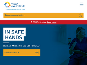 'visioneyeinstitute.com.au' screenshot