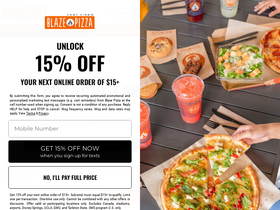 'blazepizza.com' screenshot