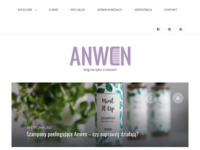 'anwen.pl' screenshot