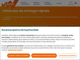 'leaseplango.es' screenshot