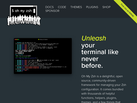 'ohmyz.sh' screenshot