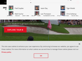 'bridgestonegolf.com' screenshot