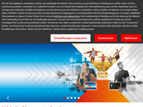 'sparkasse-erlangen.de' screenshot