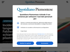 'quotidianopiemontese.it' screenshot