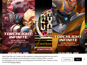 'poebuilds.net' screenshot