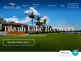 'tikvahlake.com' screenshot